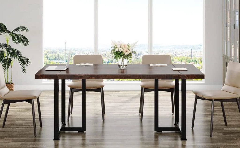 Brown Wooden Executive Desk Y86879