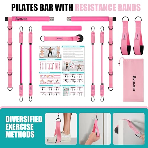 Pilates Bar Kit with Resistance Bands B8648