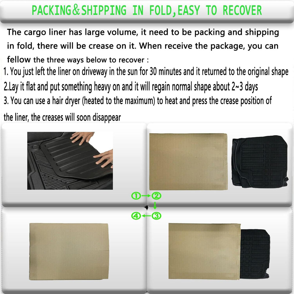 Custom Fit All-Weather TPO Cargo Liners Pack of 2 W9770