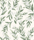 Olive Branch Botanical Pre-Pasted Wallpaper F765