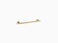 Vibrant Moderne Brushed Gold Towel Bar O8010