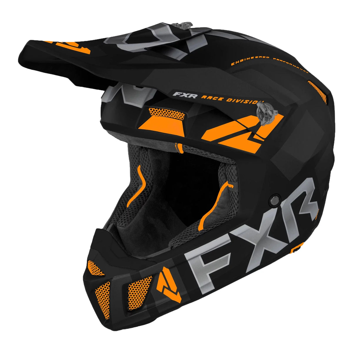 Black Orange Small Open Face Helmet G121791