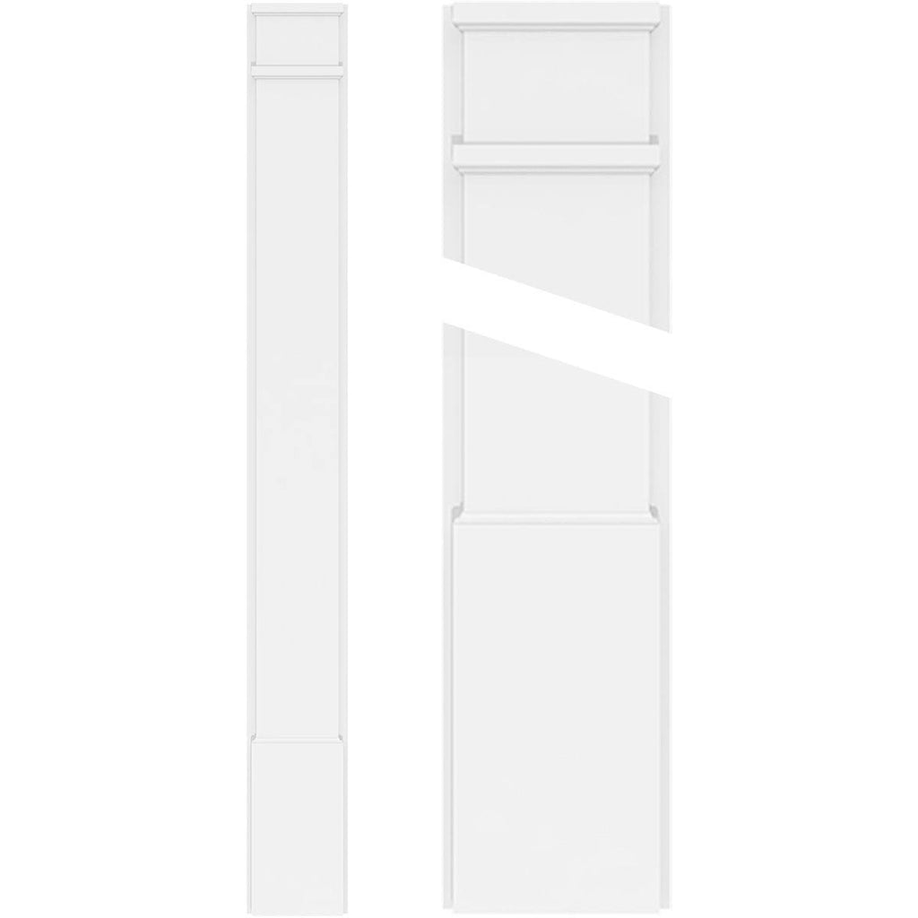 Plain PVC Pilaster (Pair) J60784