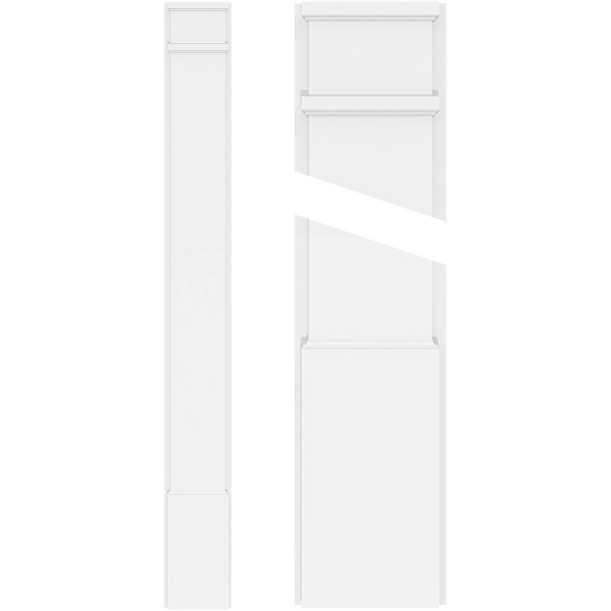 Plain PVC Pilaster (Pair) J60784