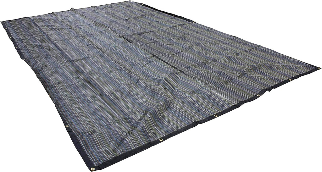 12'x26' 10oz Multi Mesh Tarp PVC Coated Poly Shade Netting E395101