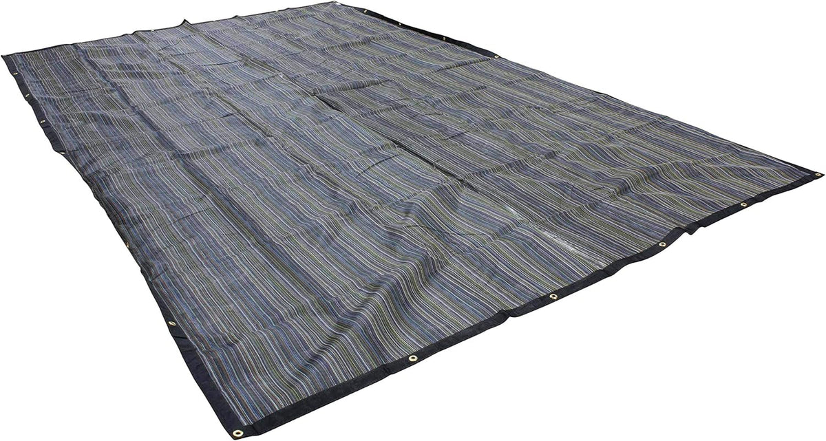12'x26' 10oz Multi Mesh Tarp PVC Coated Poly Shade Netting E395101
