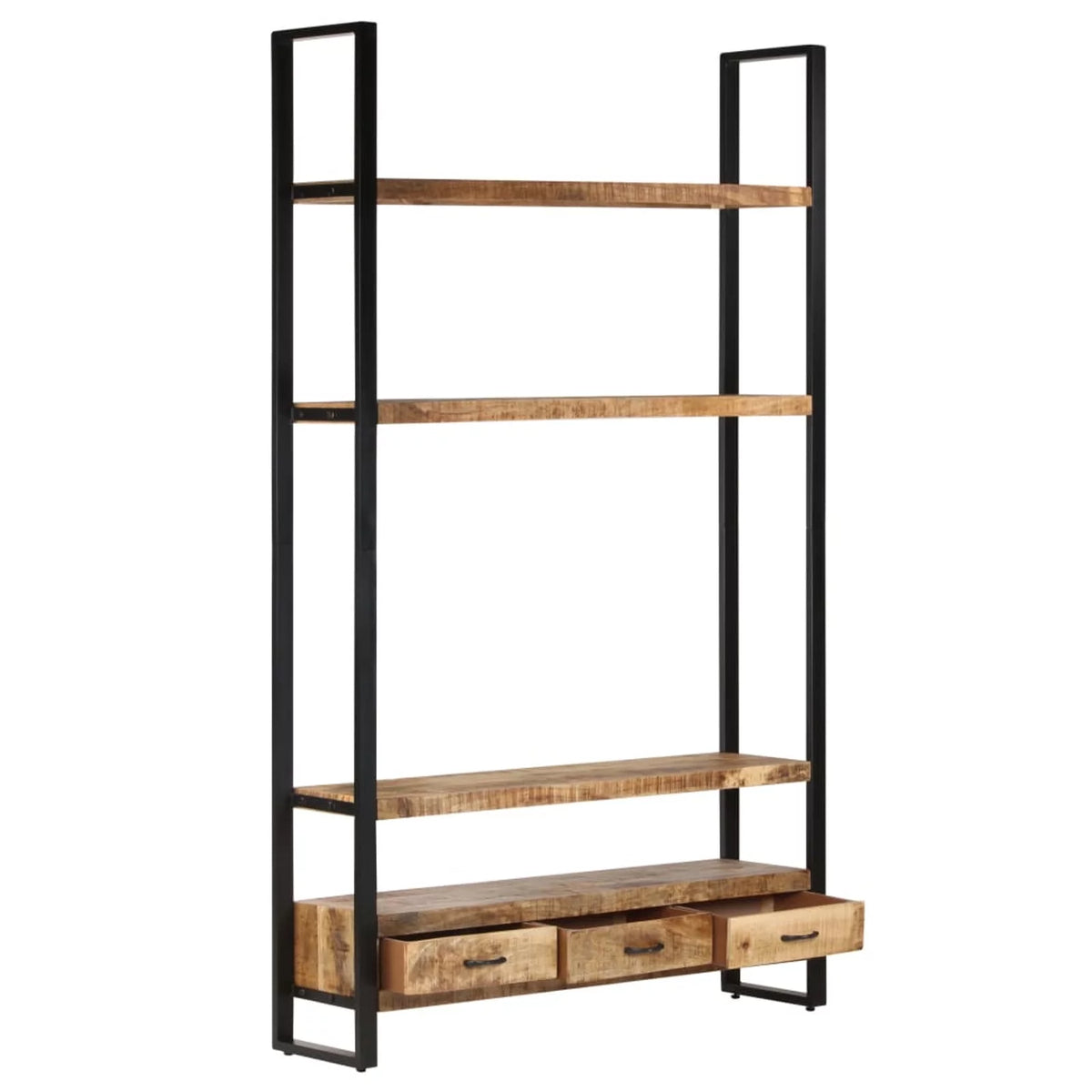 Mango Wood 3 Drawer 3 Shelf Highboard E52630