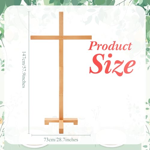 58'' Extra Large Wood Cross B832