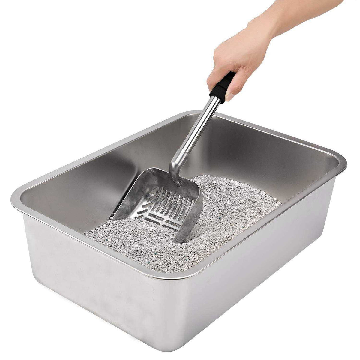 Stainless Steel Non-Stick Scoop With Long Handle A731