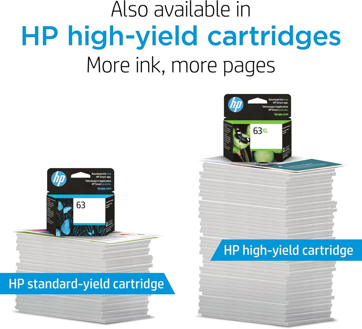 HP 63XL Tri-color High-yield Ink Pack of 2 V525