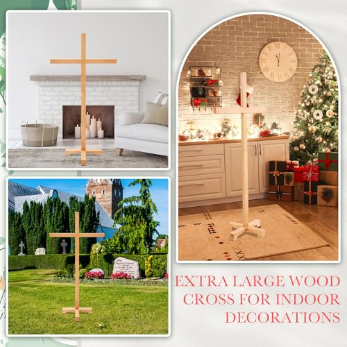 58'' Extra Large Wood Cross B832