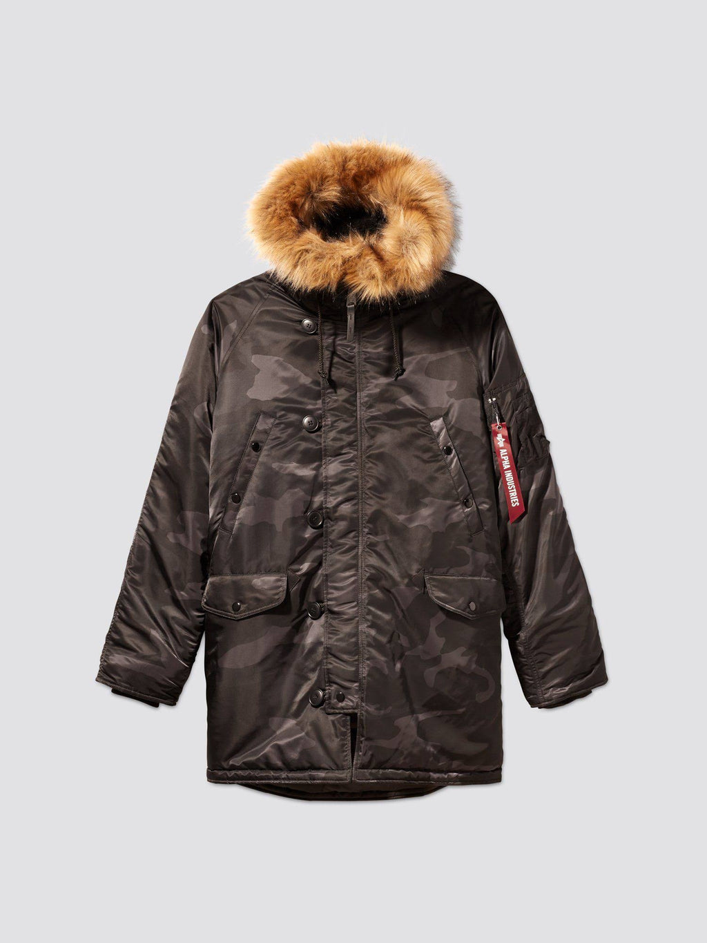 Black Woodland Camo Slim Fit N-3B P277328