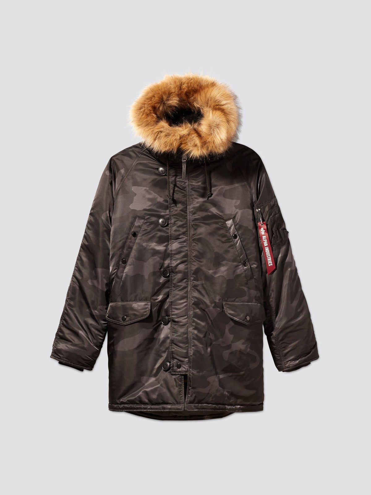 Black Woodland Camo Slim Fit N-3B P277328