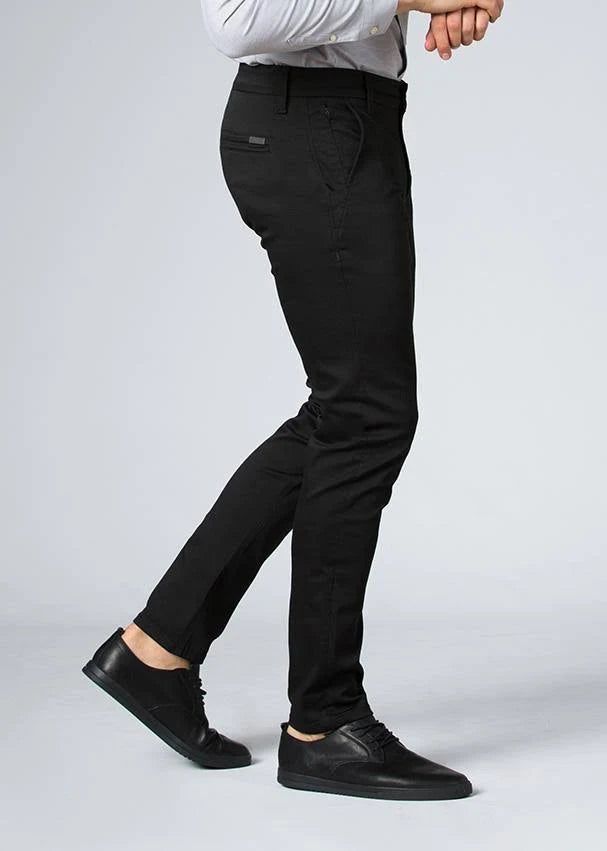Slim Black Stretch Pant V3762