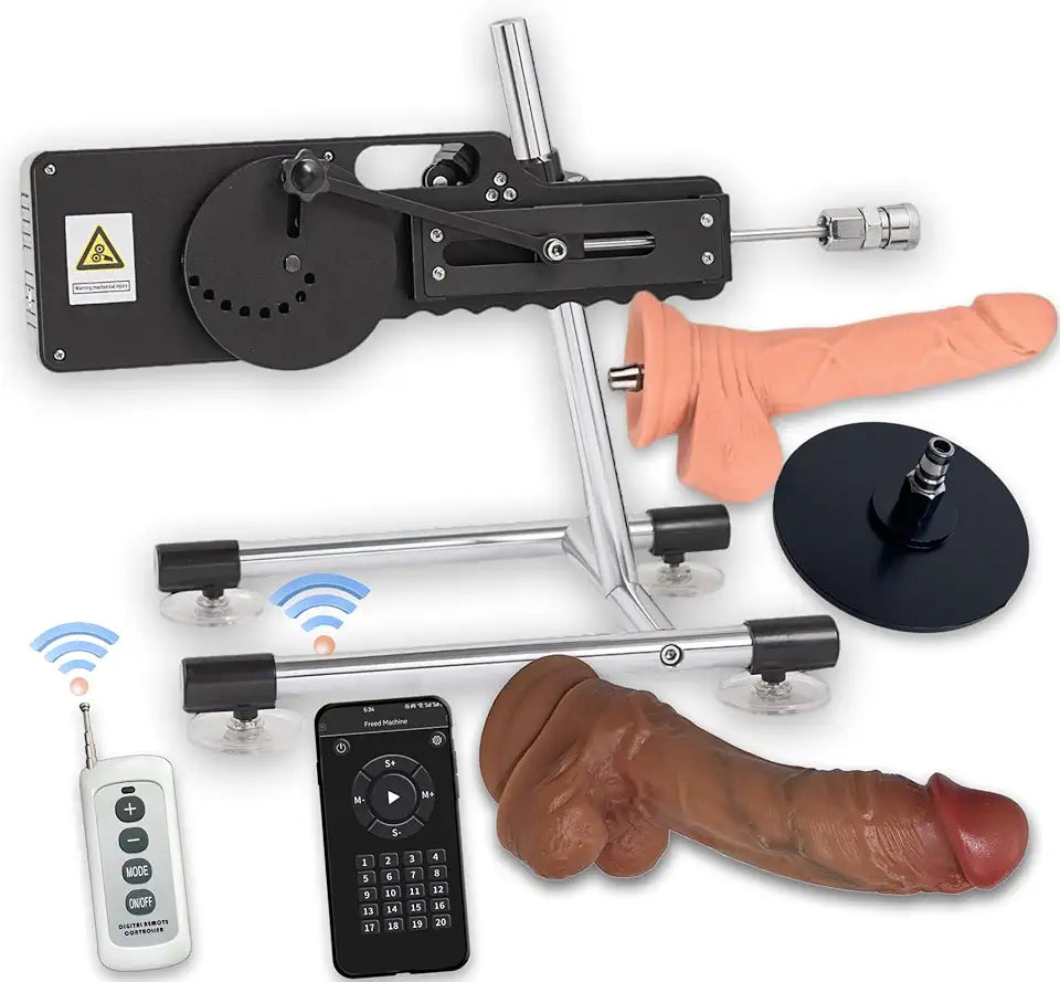 Automatic Thrusting Sex Machine with APP Remote Control and Suction Cup Adapter T2584