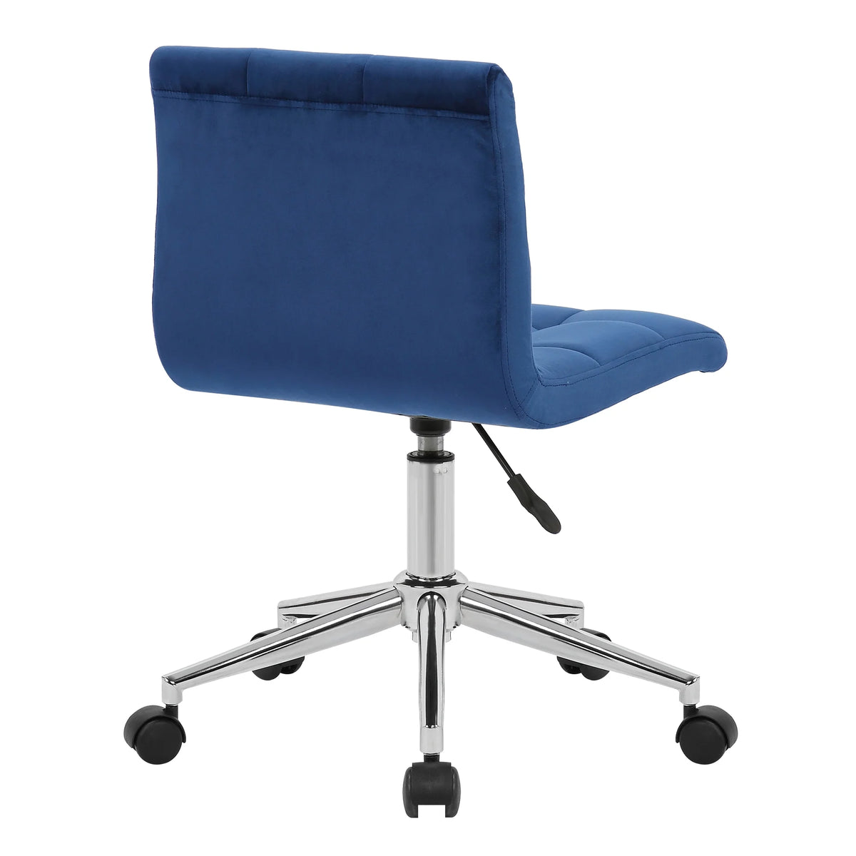 Blue Fabric Adjustable Height Swivel Office Chair D6656