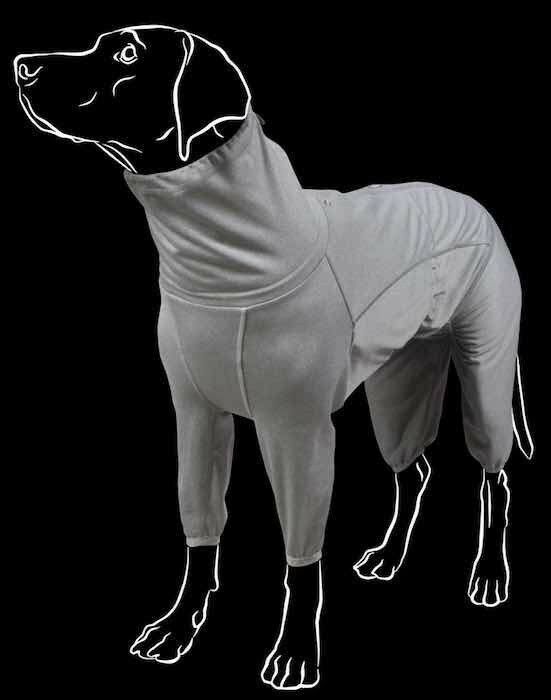 Carbon Grey Dog Body Warmer P1348