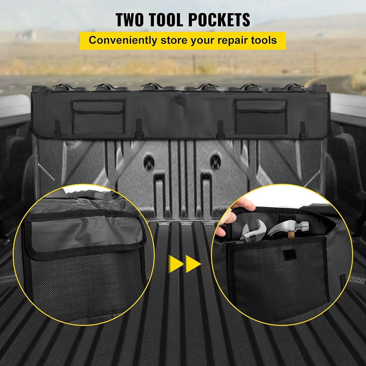 Tailgate Pad for Bikes, 63" Pickup Pad, Pack of 2 L124