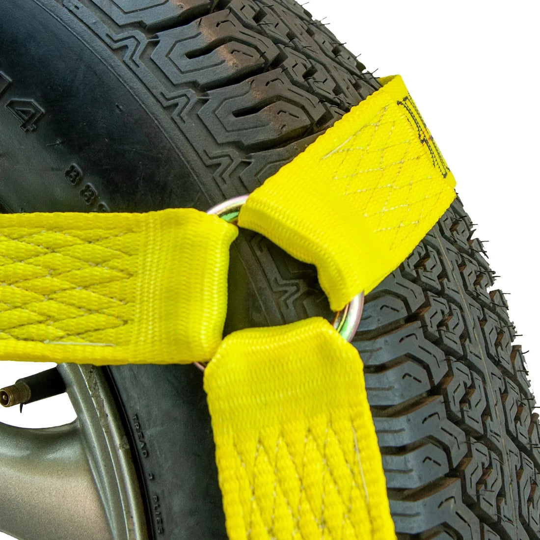 Classic Yellow 4 Pack Car Tie Down Chain Anchors Flat Bed Side Rail N73130