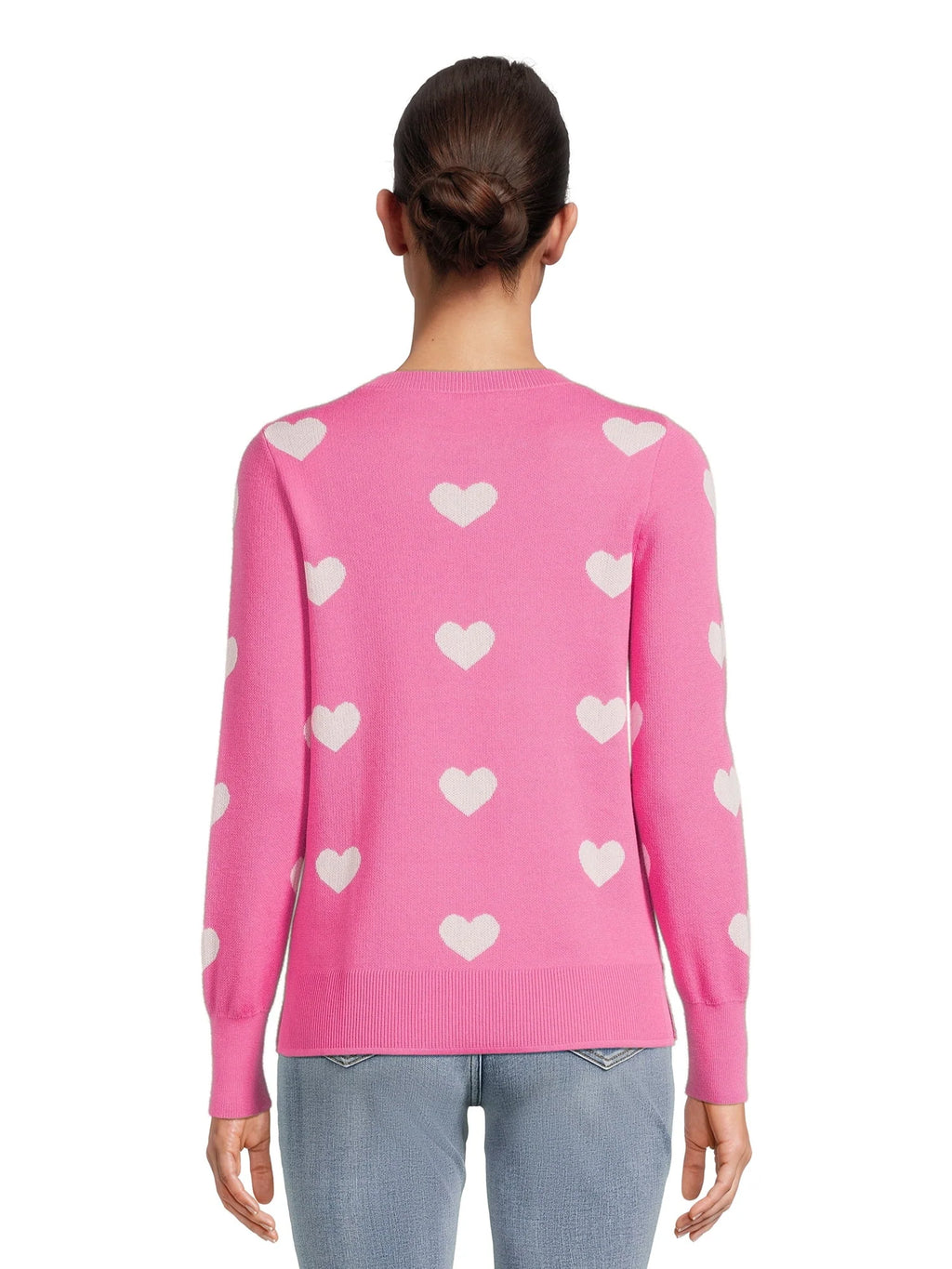 Print Crew Neck Sweater V18782