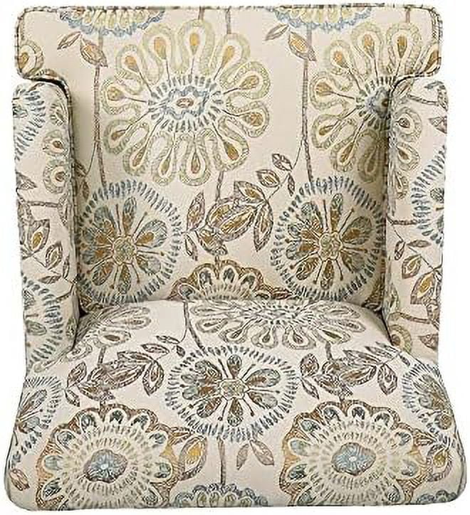 Modern Accent Chair with Wood Legs and Thick Cushion K173