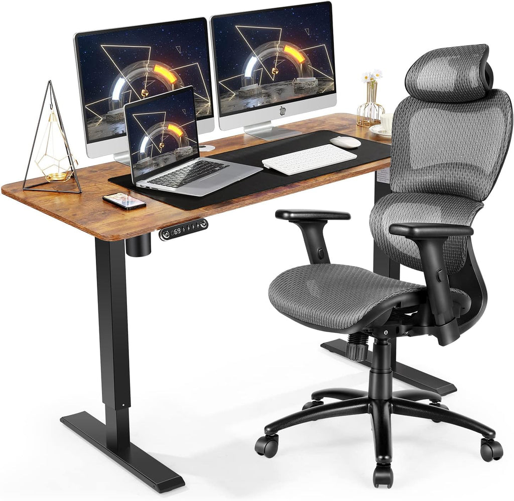 Electric Standing Desk with Oversized Mouse Pad I3118