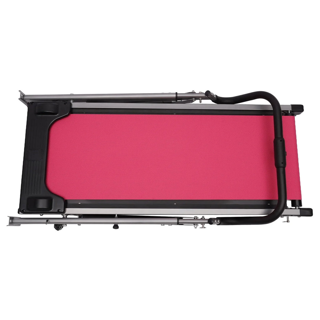 Pink Incline Folding Treadmill F1544