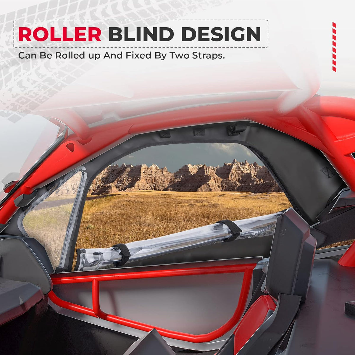 Soft Upper Door Set Kit for UTV Soft Cab Doors E4969