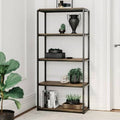 Dark Rustic Oak Bookcase H373