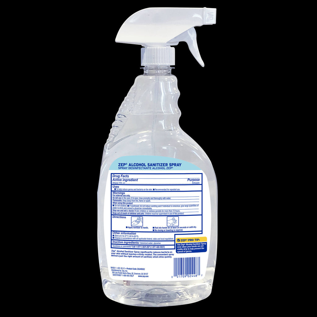 Alcohol Sanitizer Spray 32 fl. oz. L454