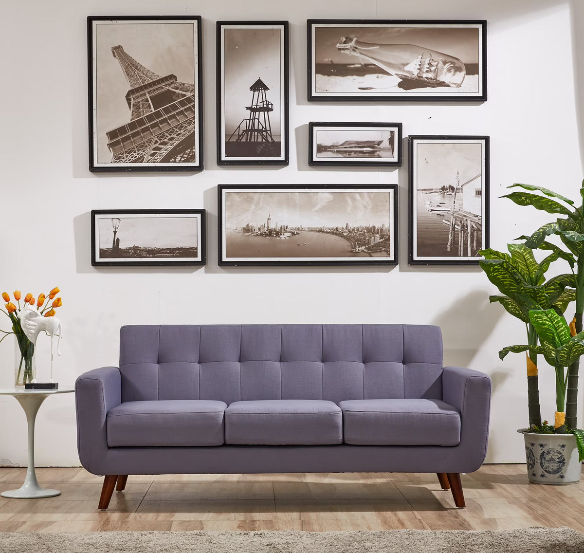 Square Arms Sofa W5779