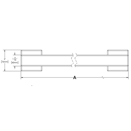 Polished Chrome ADA Grab Bar I45262