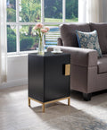 Wood Accent Cabinet Side Table X14970