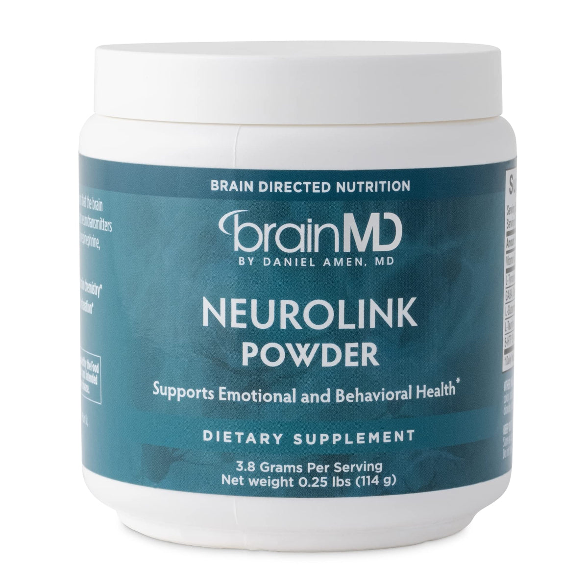 Gluten Free 30 Servings Brain Supplement Powder M163054