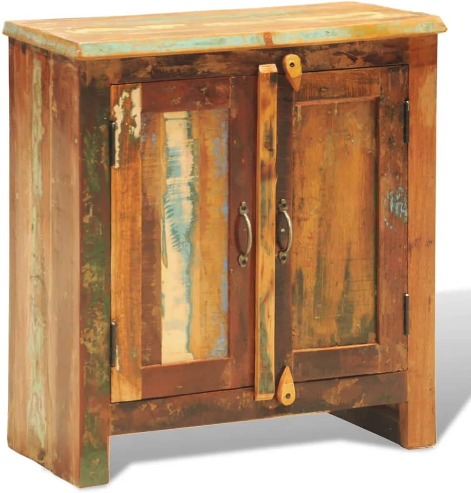 Vintage Solid Wood Cabinet with 2 Doors L7559