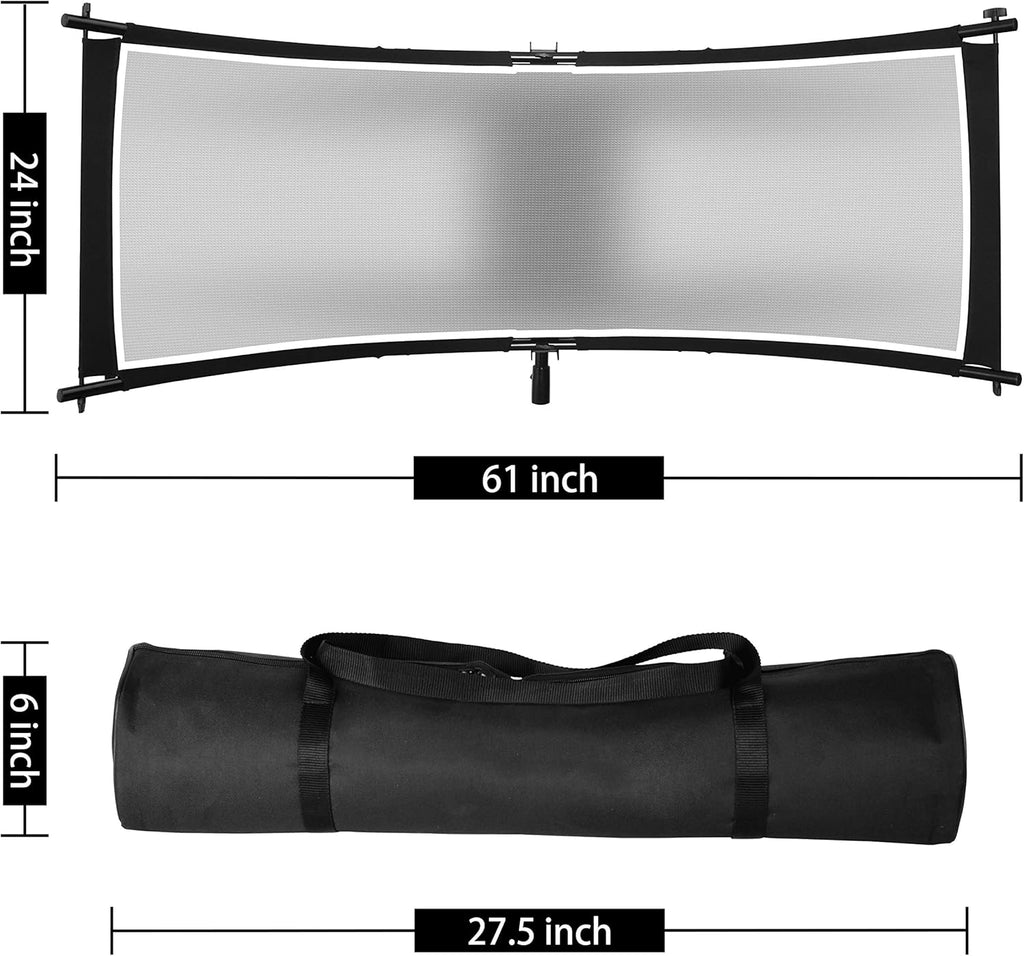 Curved Eyelighter Light Reflector with Carrying Bag J357965