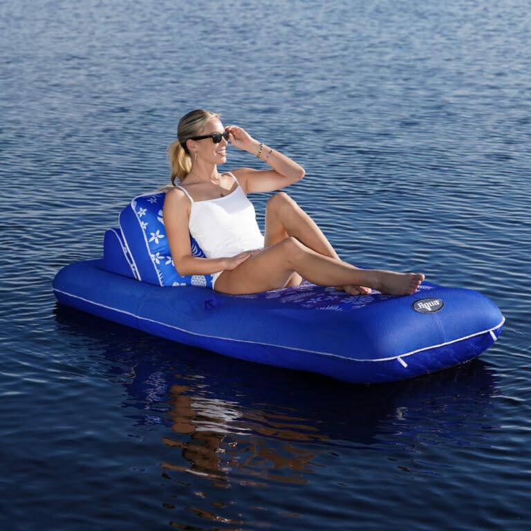 Inflatable Pool Lounge with Headrest G569