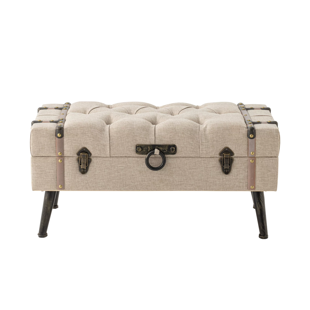 Modern Upholstered Storage Ottoman Q7279