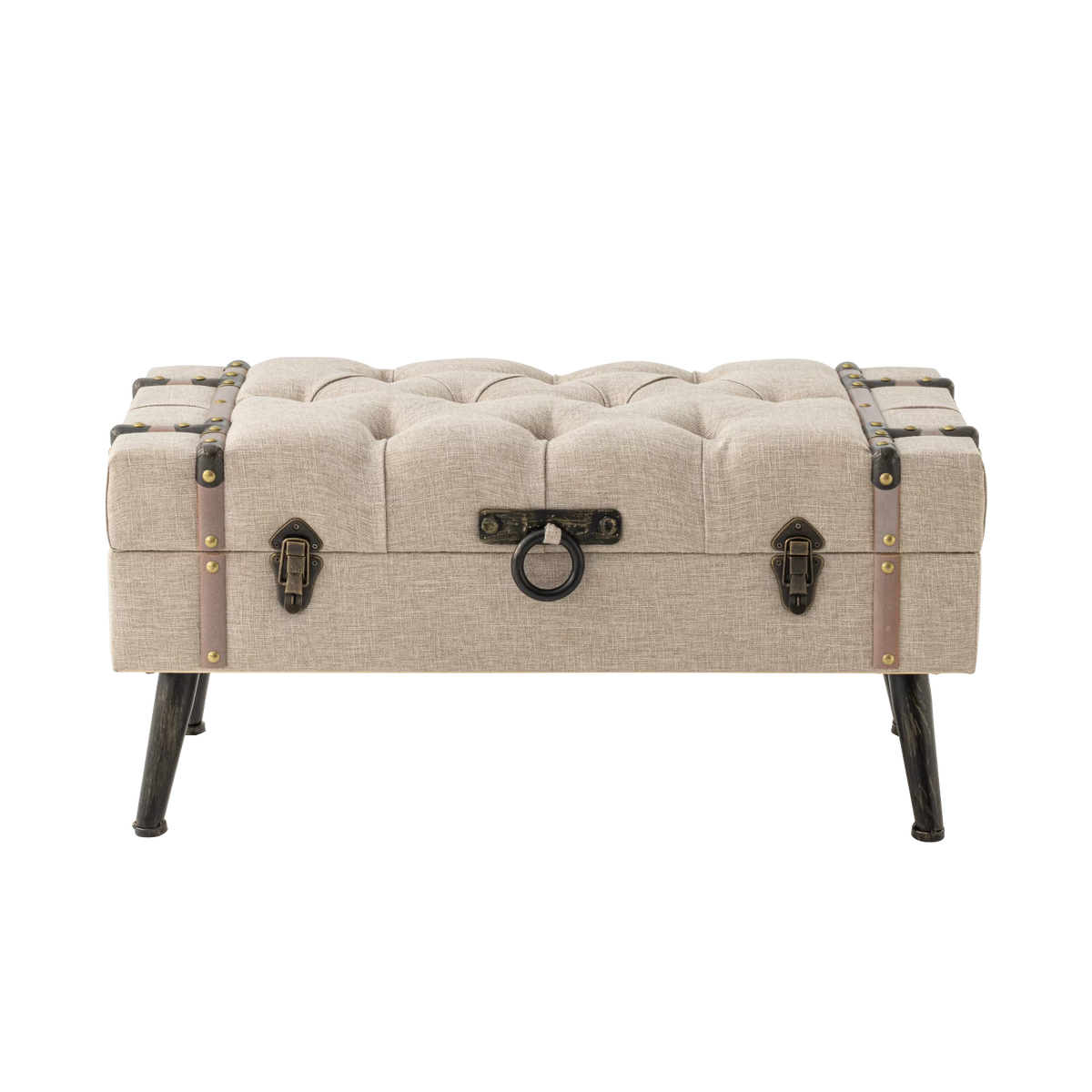 Modern Upholstered Storage Ottoman Q7279