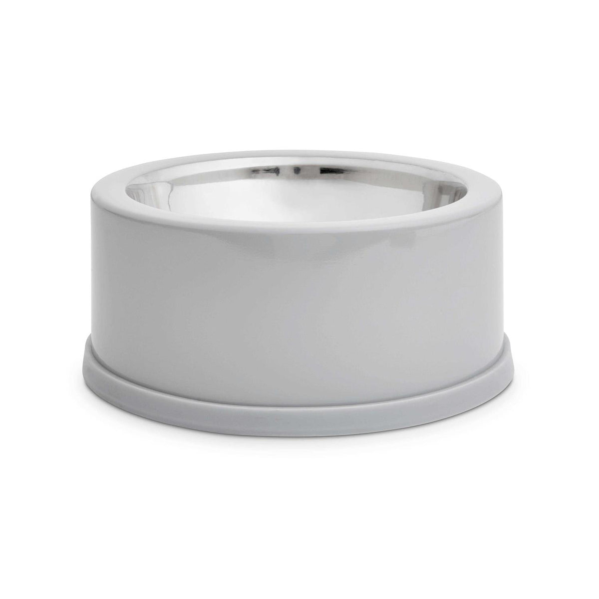 Stainless-Steel Grey Dog Bowl A7960