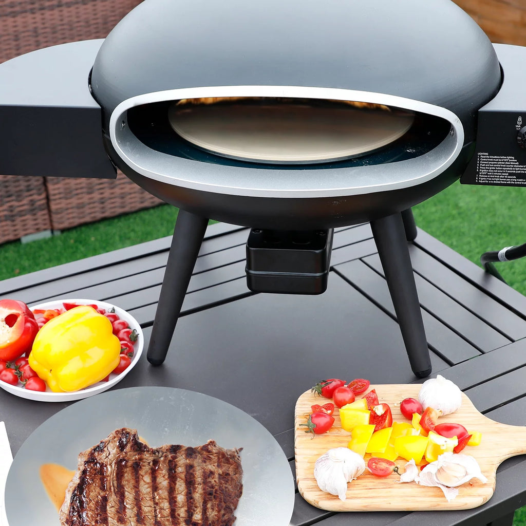 Portable Gas Pizza Oven with Stainless Steel Pizza Grill G202102