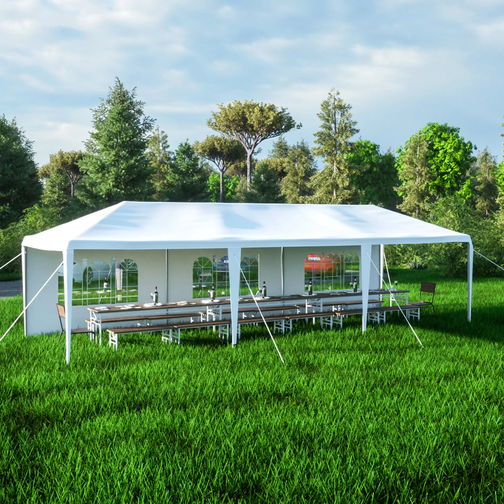 10X30' Outdoor Canopy Tent with 8 Removable Sidewalls W554282