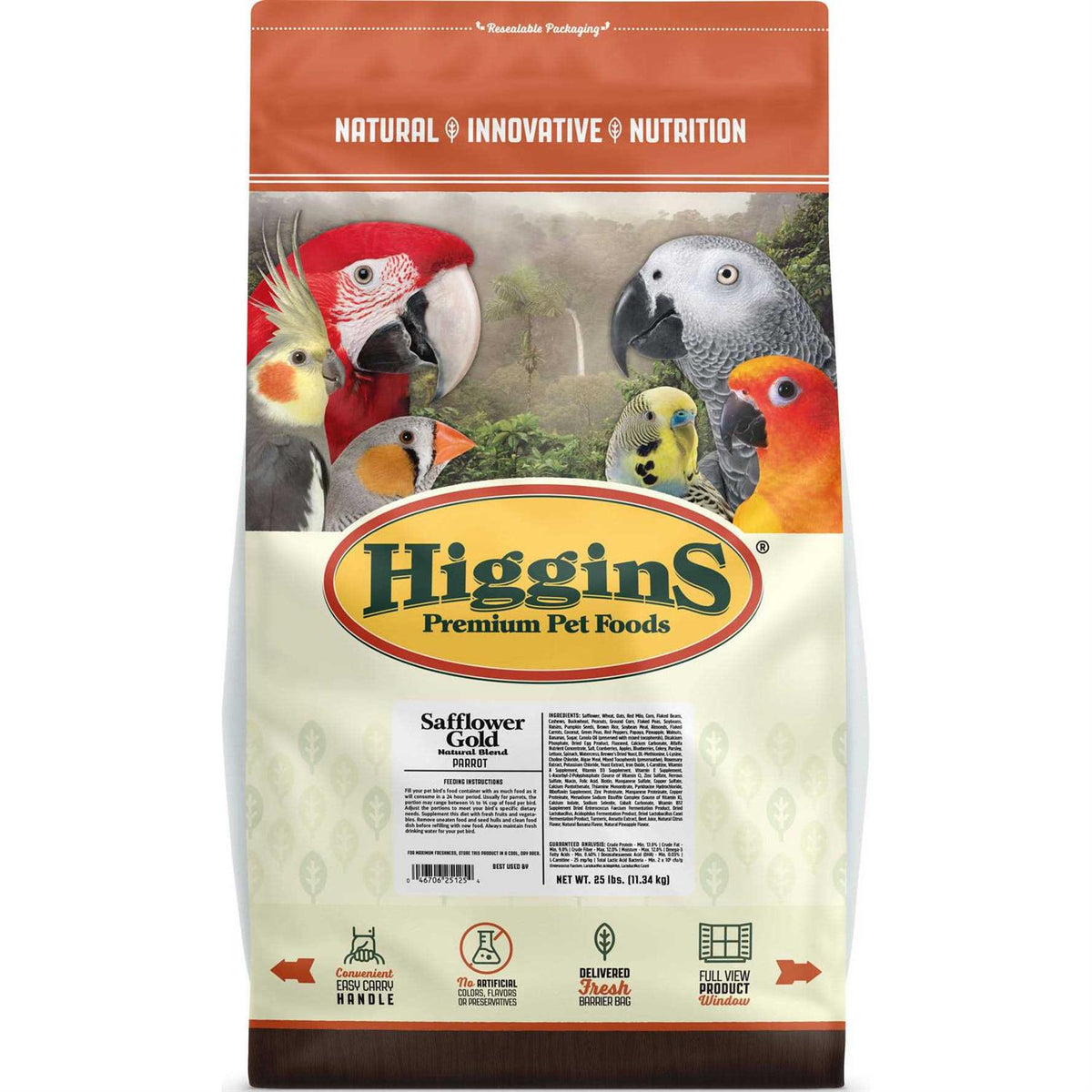 Safflower Gold Parrot Food T1481