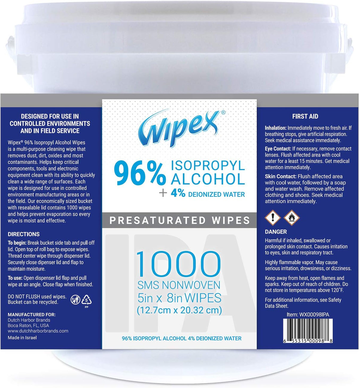 1000 ct Clean Room & Lab Wipes M329213