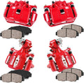 Brake Kit with Red Calipers and Ceramic Pads G330