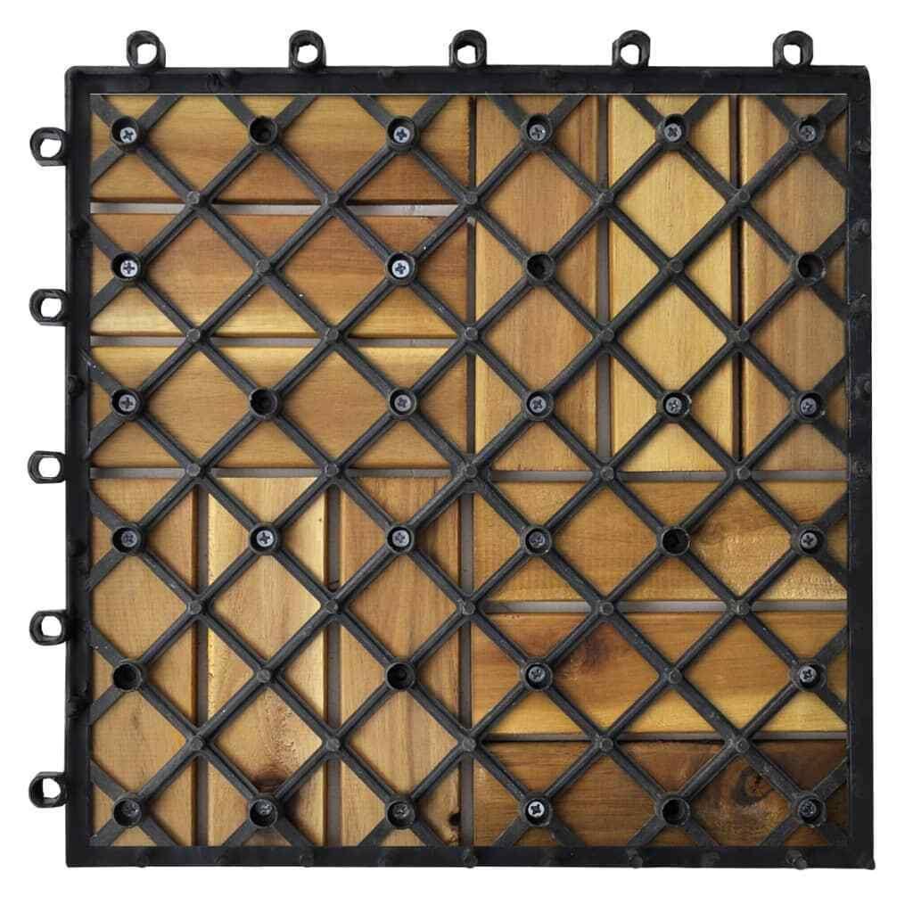 Acacia Decking Tiles Set of 30 C1418