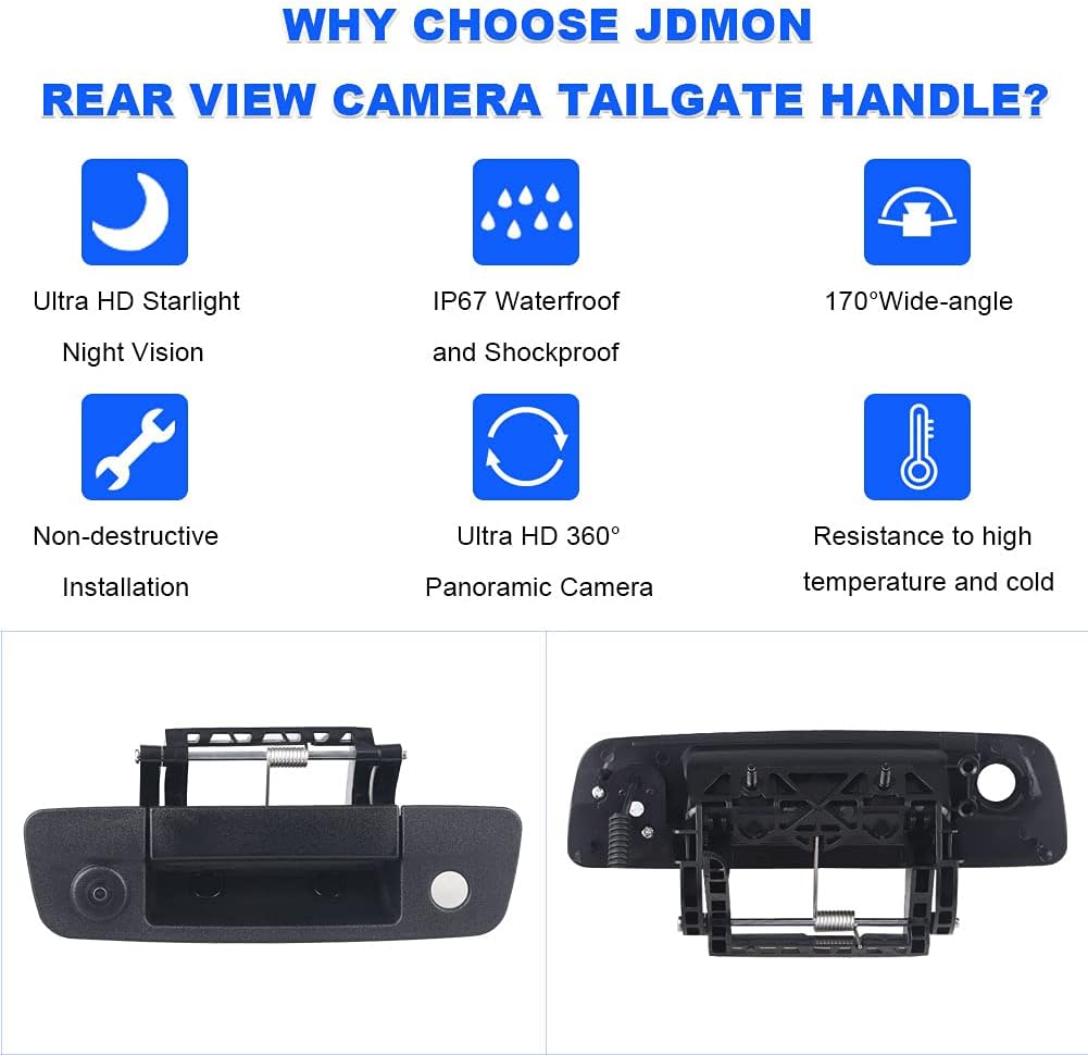 Rear View Backup Camera Tailgate Handle for Dodge Ram 1500 2500 3500 Q22626