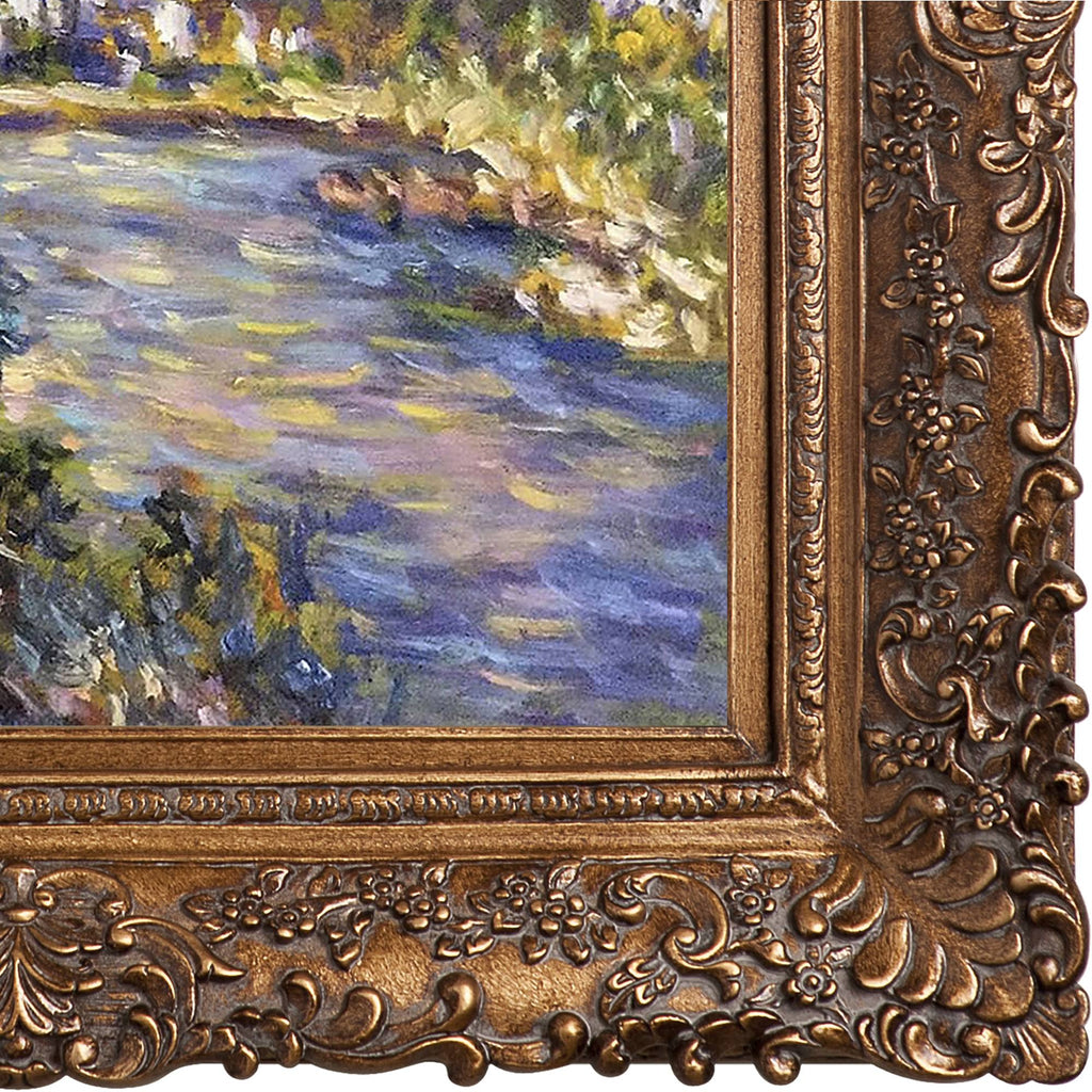 Framed Oil Reproduction of An Original Painting by Claude Monet S843112