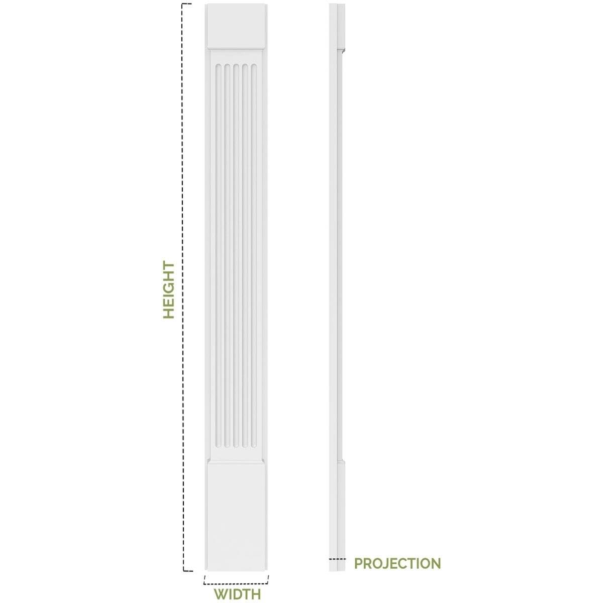 Plain PVC Pilaster (Pair) J60784