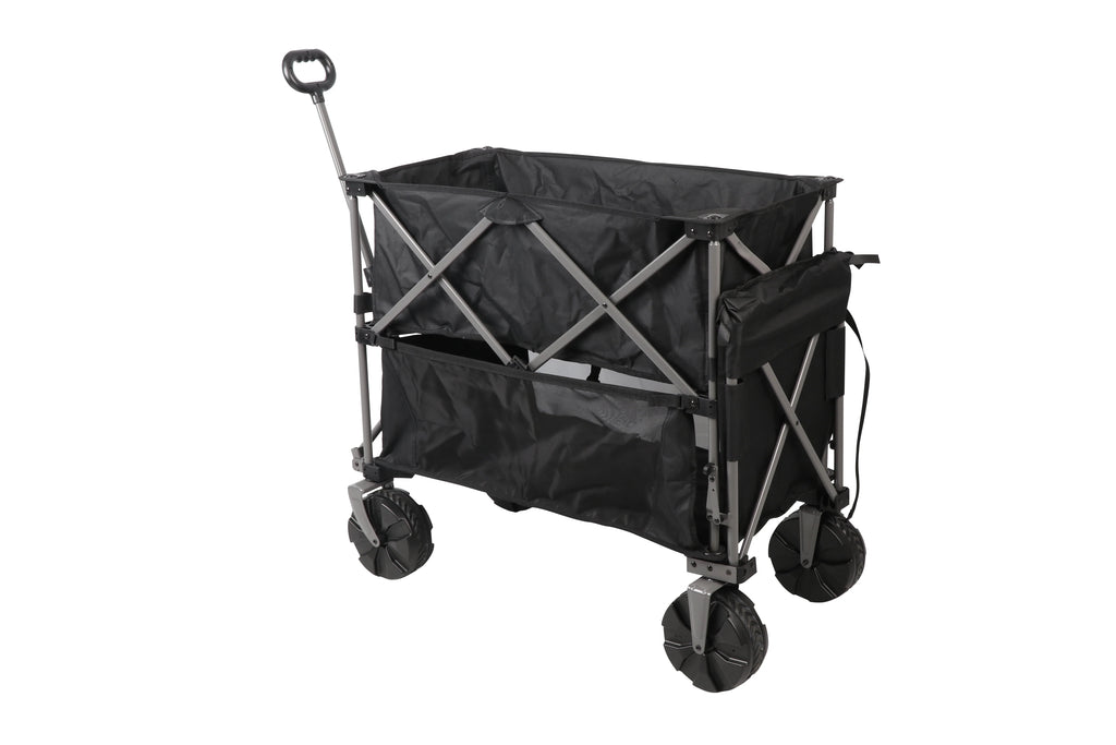 Folding Wagon with Extension Handle, Black R394066